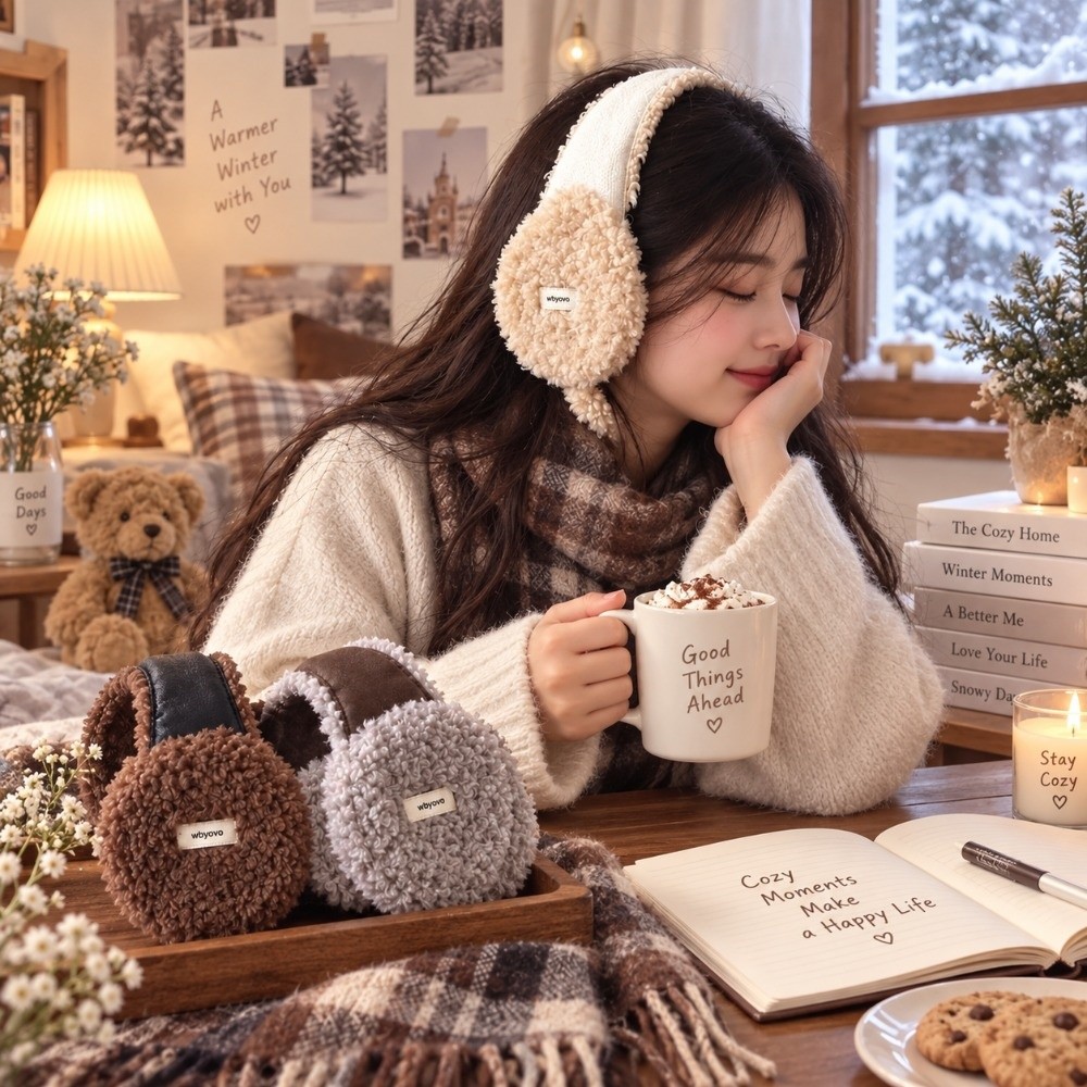 Japanese Style Vintage Faux La - Earmuffs Foldable review and price