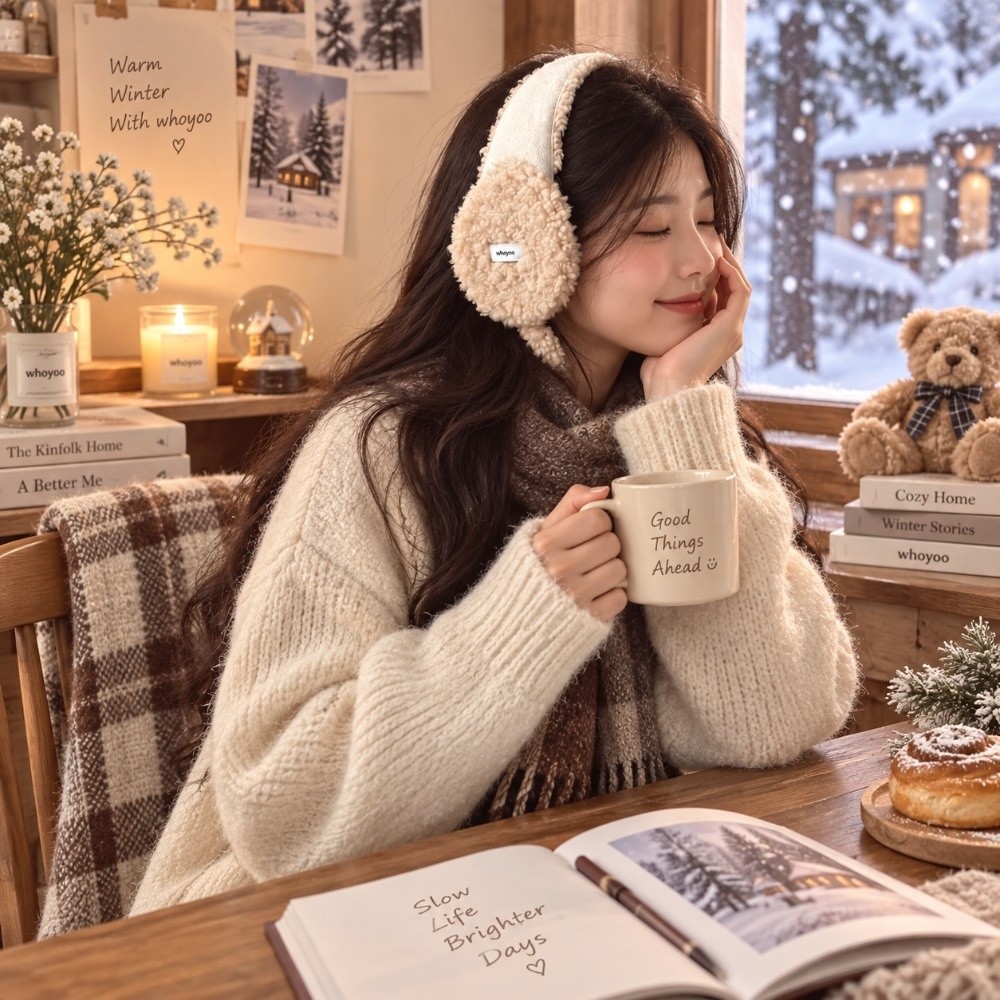 Comfortable Vintage Faux Lamb  - Earmuffs Foldable review and price