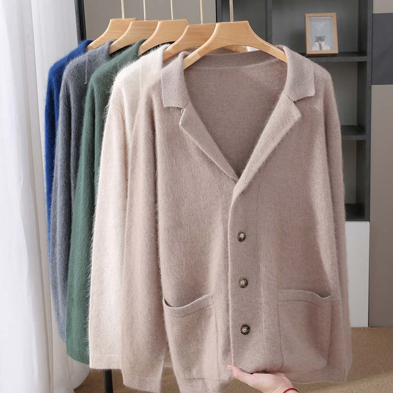 New Mink Wool Cardigan Men's P - Wool Coat Peacoat review and price