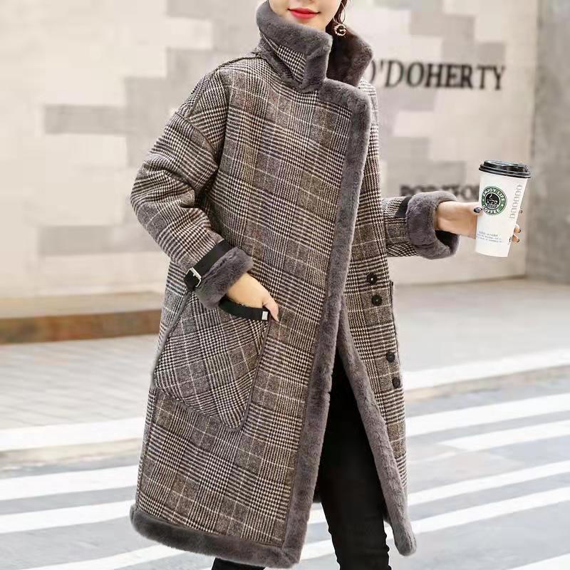 2026 Winter Warm Coat Plush Th - Wool Coat Peacoat review and price