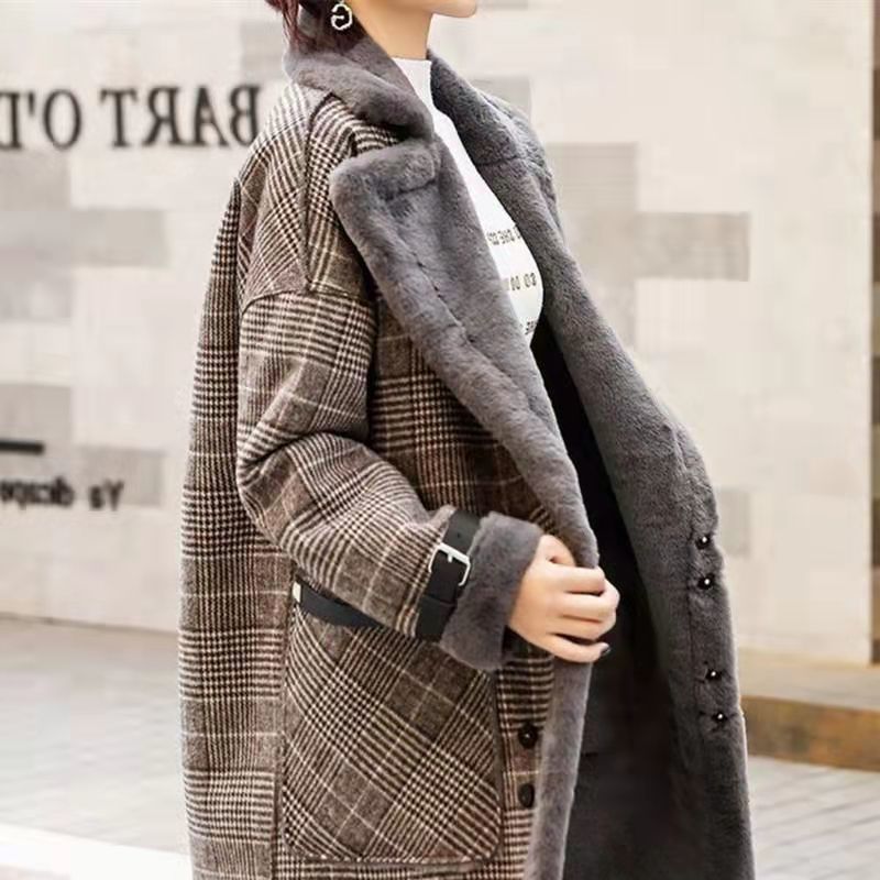 2026 Winter Warm Coat Plush Th - Wool Coat Peacoat review and price