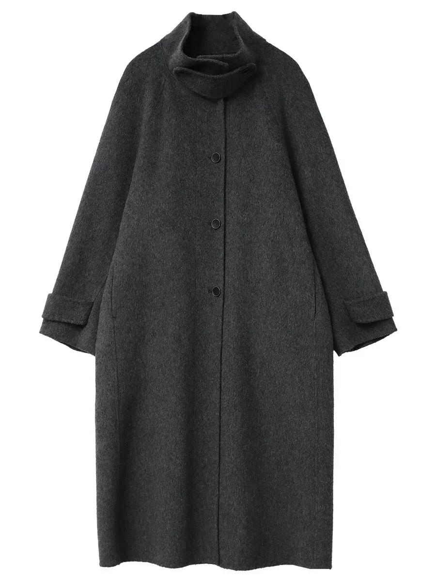 CHIC VEN Korean Women Woolen C - Wool Coat Peacoat review and price