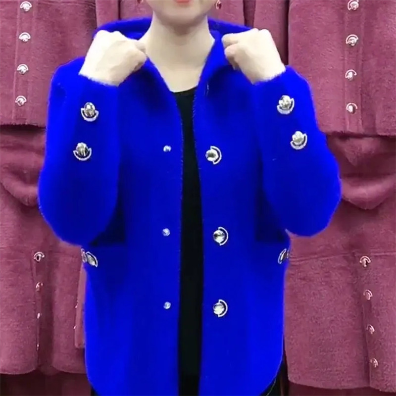 NEW Middle Aged Elderly Mother - Wool Coat Peacoat review and price
