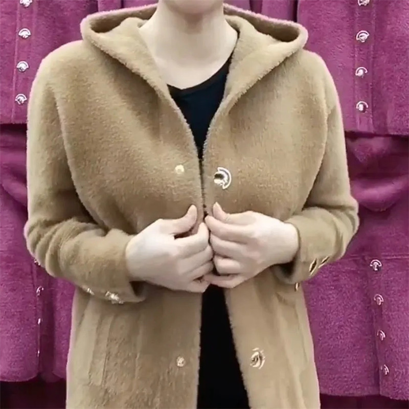 NEW Middle Aged Elderly Mother - Wool Coat Peacoat review and price