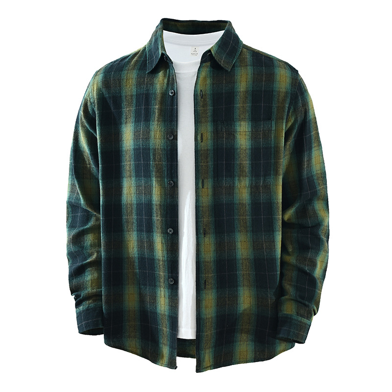Oversized 100% Cotton Men's Pl - Flannel Shirt Lined review and price