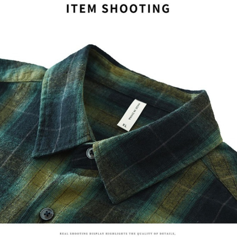 Oversized 100% Cotton Men's Pl - Flannel Shirt Lined review and price