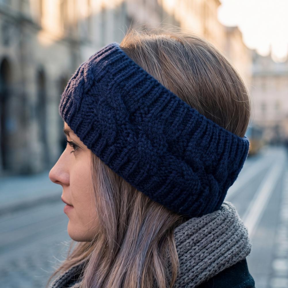Winter Knitted Headband for Wo - Fleece Ear Warmer Band review and price