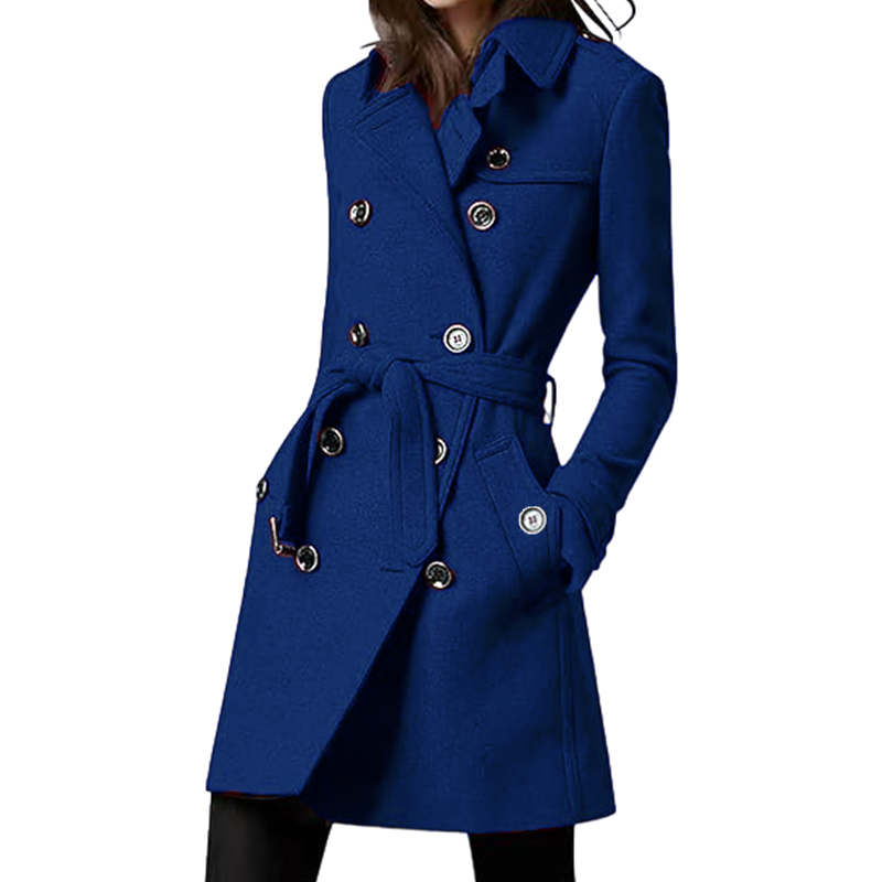 Women's Trench Coat Wool Blend - Wool Coat Peacoat review and price