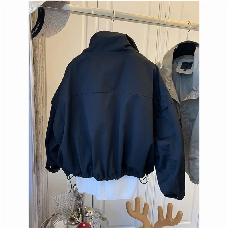 High Neck Draw Pleats Windproo - Down Jacket Packable review and price