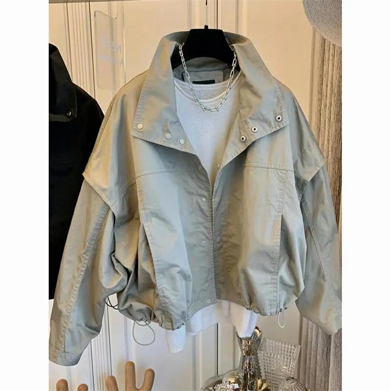 High Neck Draw Pleats Windproo - Down Jacket Packable review and price