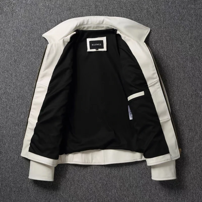 Men's Genuine Leather Jacket W - Down Jacket Packable review and price