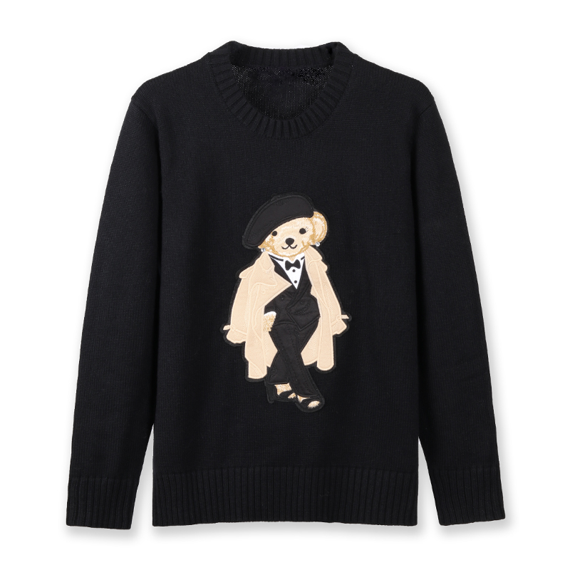 Trench Teddy Bear Knit Sweater - Wool Coat Peacoat review and price