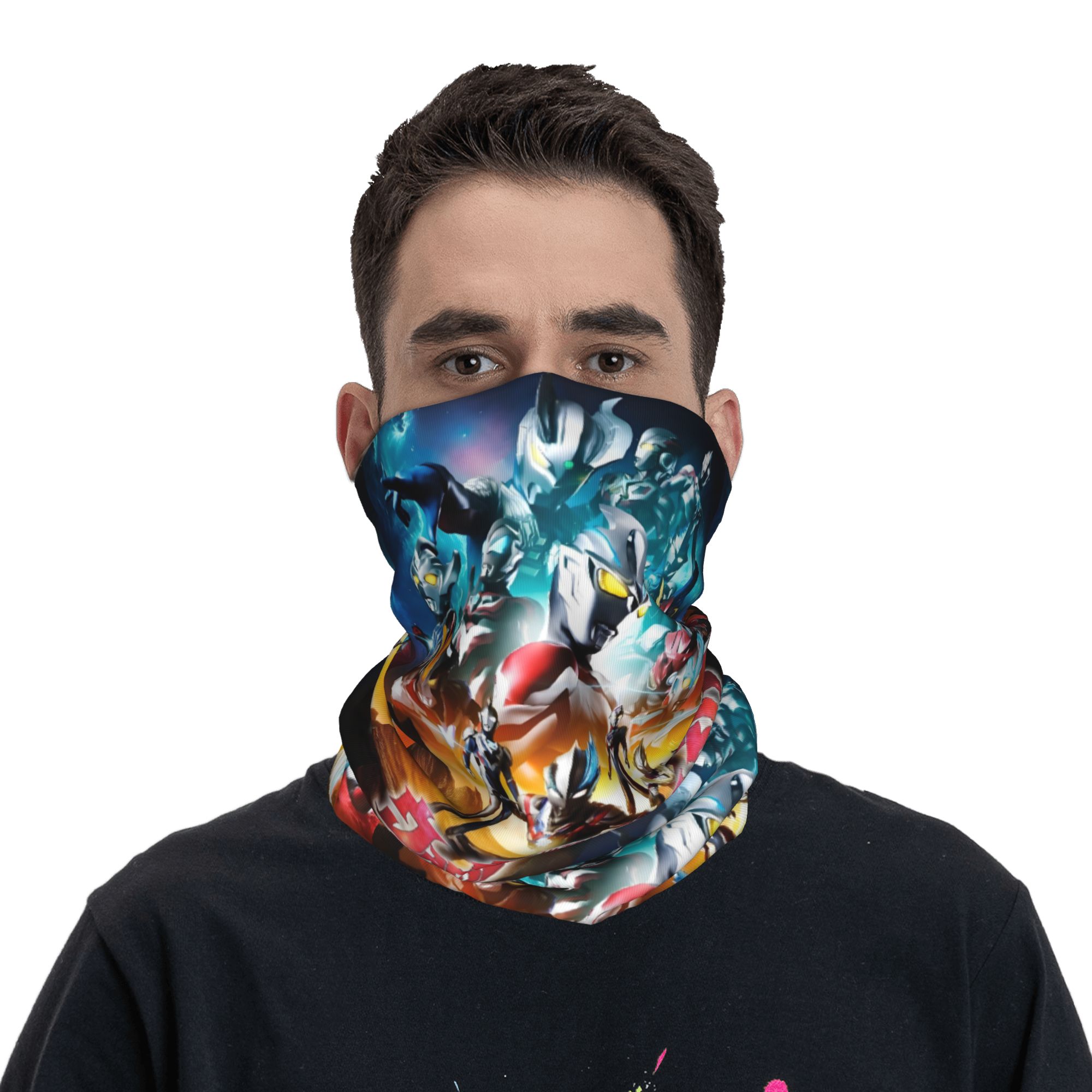 Custom Ultraman Japan Comic Ba - Neck Gaiter Fleece review and price