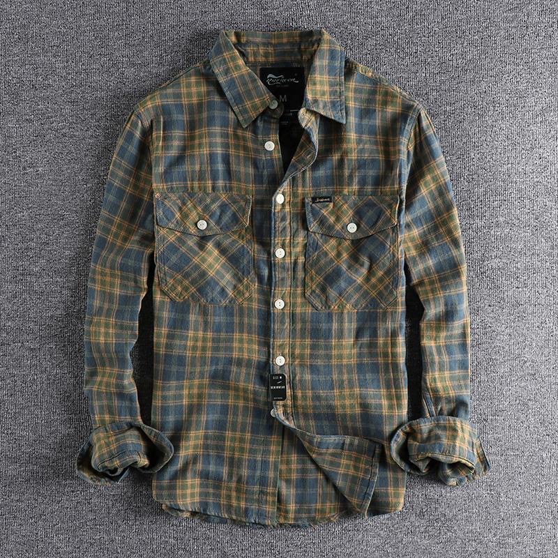 Spring and Autumn New Fashion  - Flannel Shirt Lined review and price